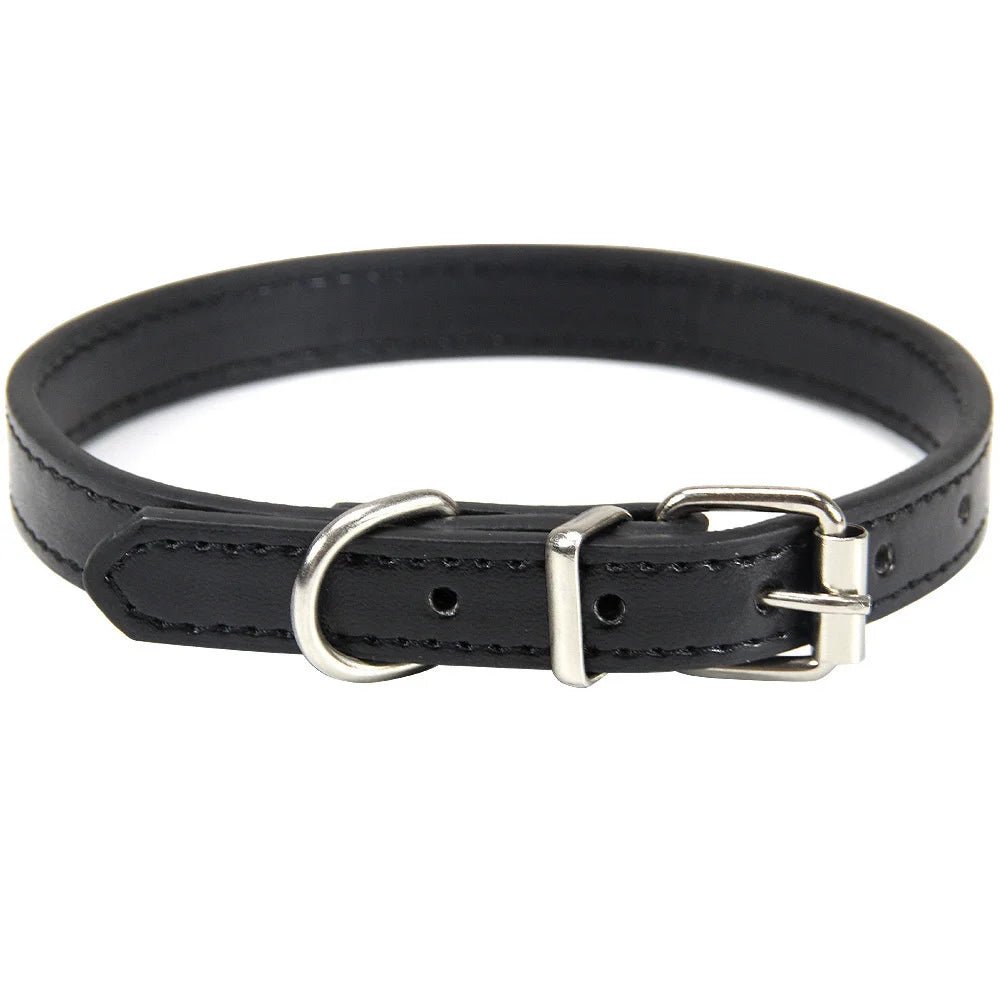 Collier chat cuir - ChatMour