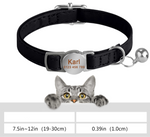 Collier chat cuir personnalisé - Vignette | ChatMour