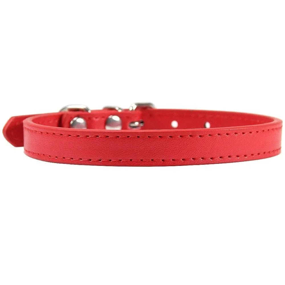 Collier chat cuir - ChatMour