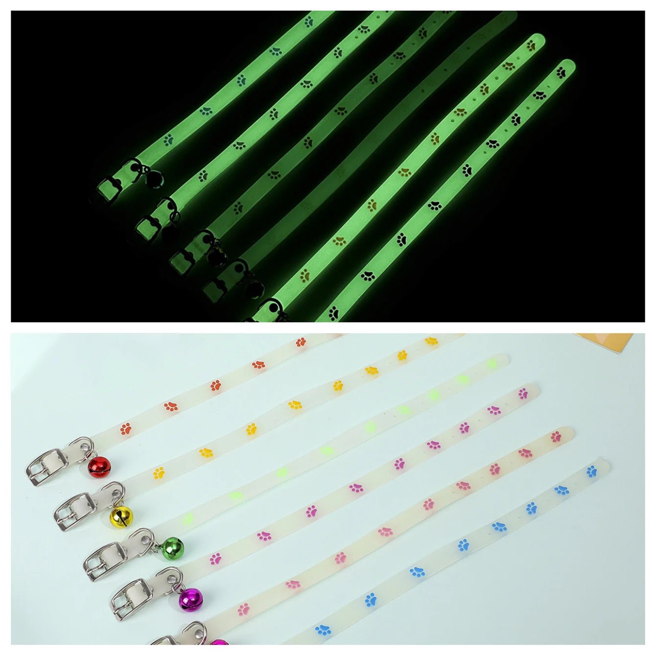 Collier chat lumineux - ChatMour