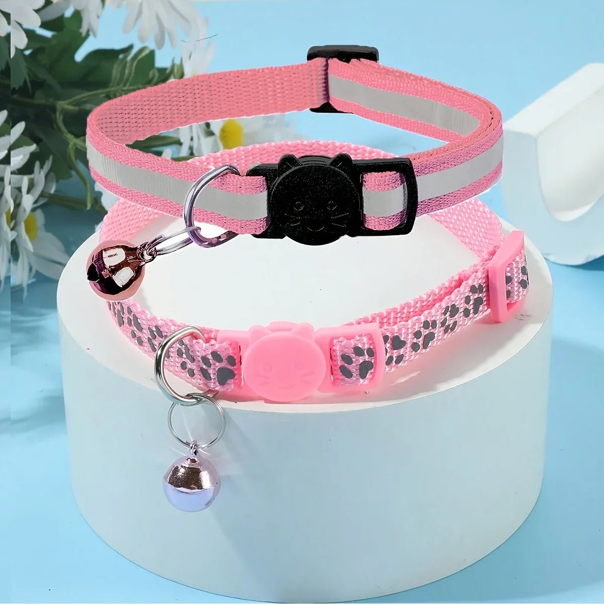 Collier chat réfléchissant - ChatMour