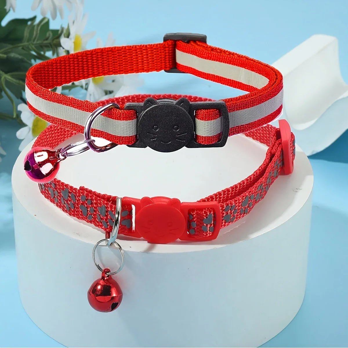 Collier chat réfléchissant - ChatMour