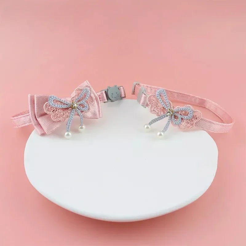 Collier chat rose - ChatMour