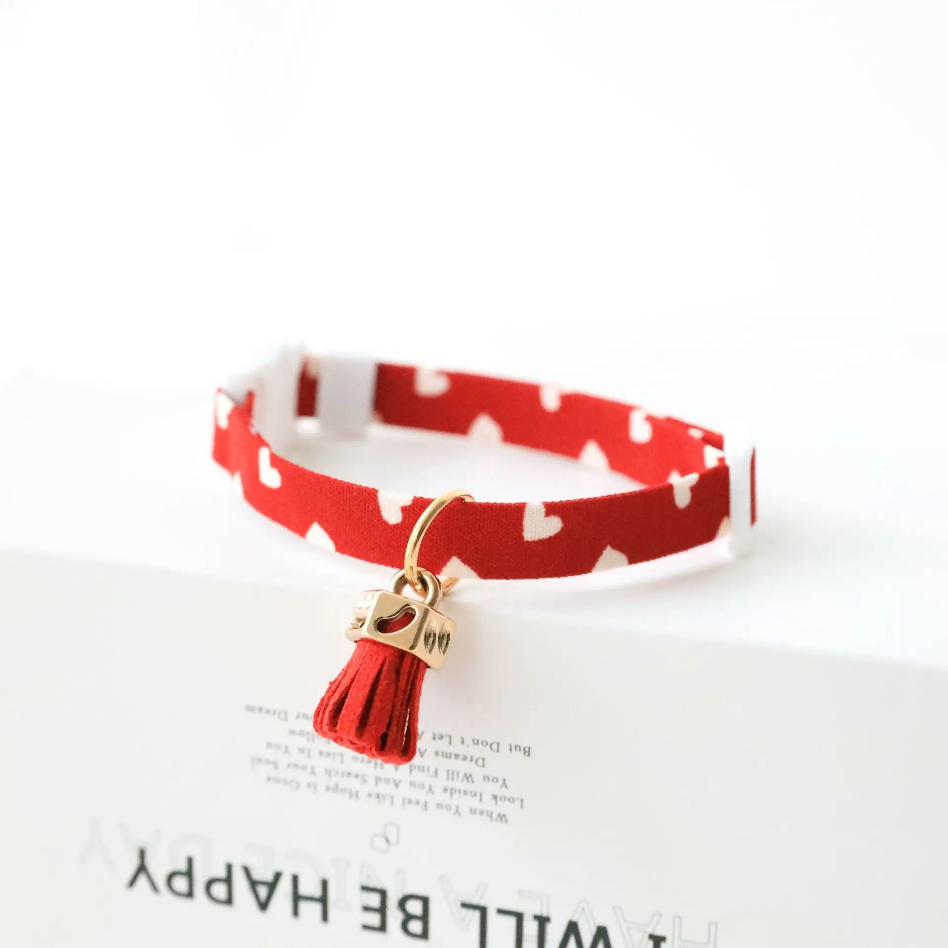 Collier chat rouge - ChatMour
