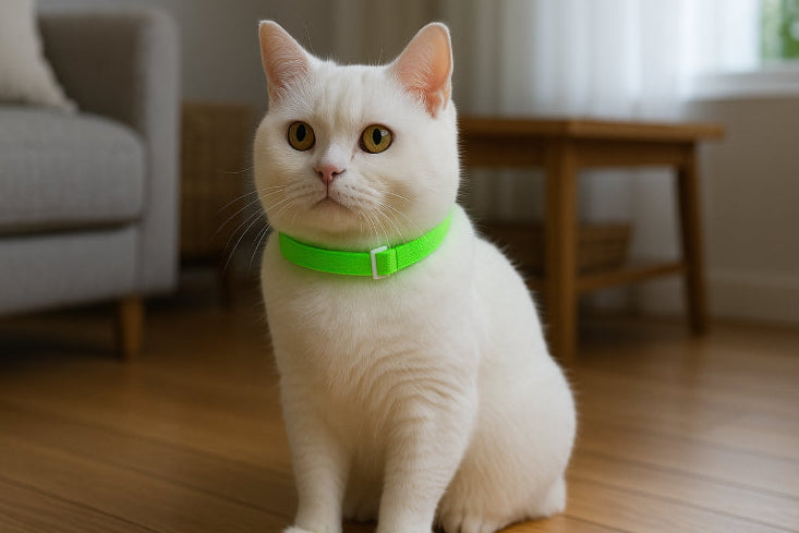 Collier élastique pour chat  salon 