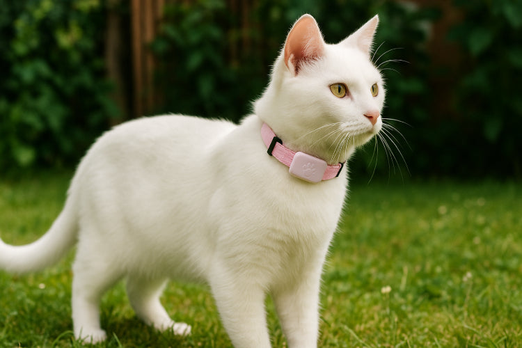 Collier localisation chat jardin 
