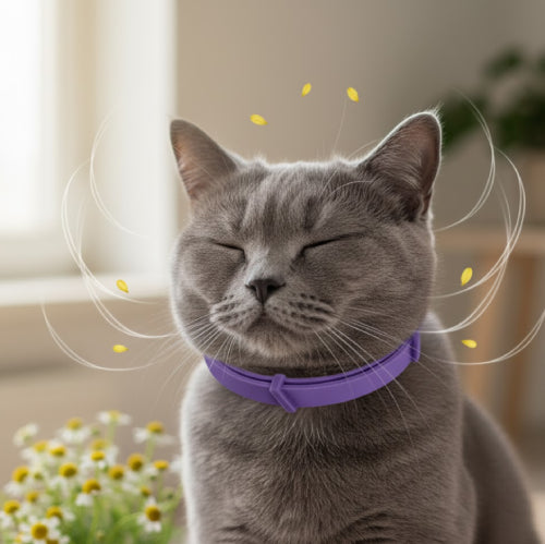 Collier phéromone chat calme 
