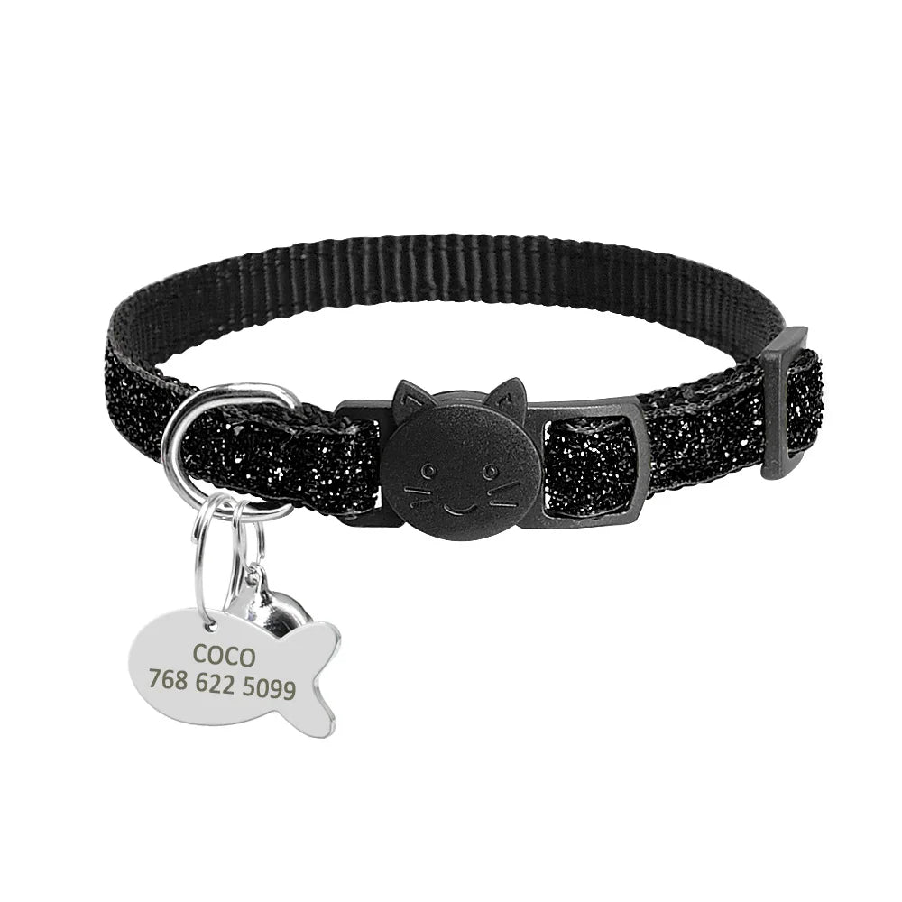 Collier pour chat en nylon à personnaliser - ChatMour