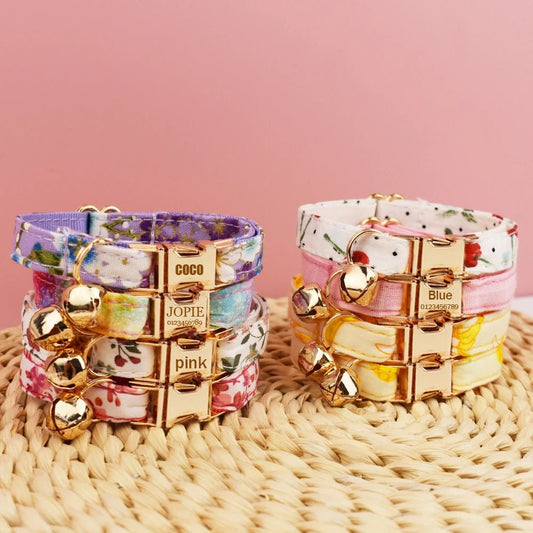 Collier pour chat gravé personnalisé - ChatMour