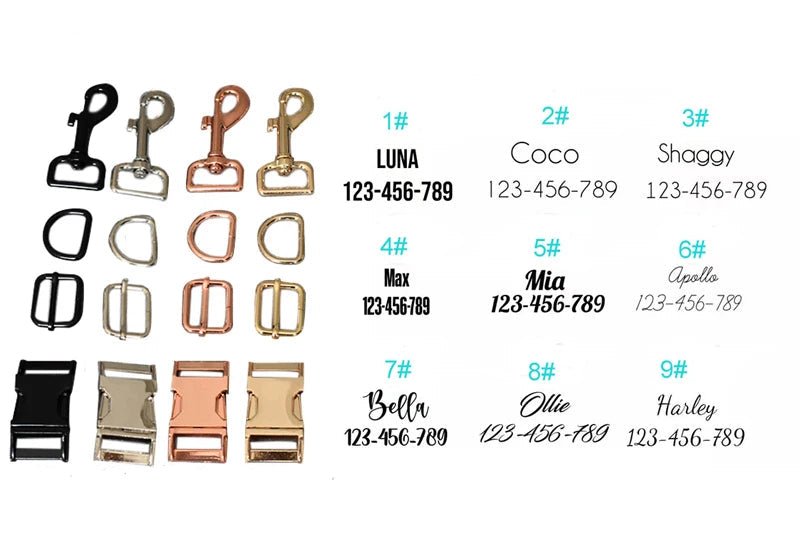 Collier pour chat gravé personnalisé - ChatMour