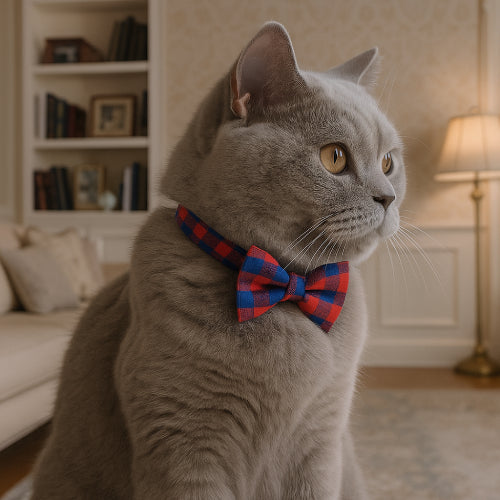 Collier pour chat nœud papillon salon 