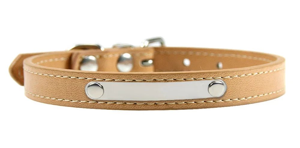 Collier pour chat simili cuir aux couleurs différentes - ChatMour