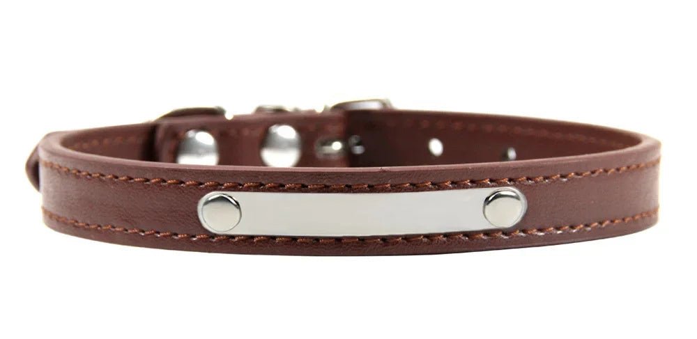 Collier pour chat simili cuir aux couleurs différentes - ChatMour