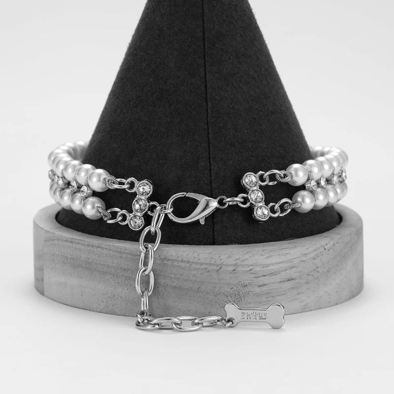 Collier pour chat strass - ChatMour