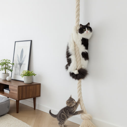 Corde arbre à chat  salon 