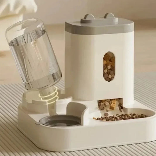 Distributeur automatique eau et croquettes pour chat - ChatMour