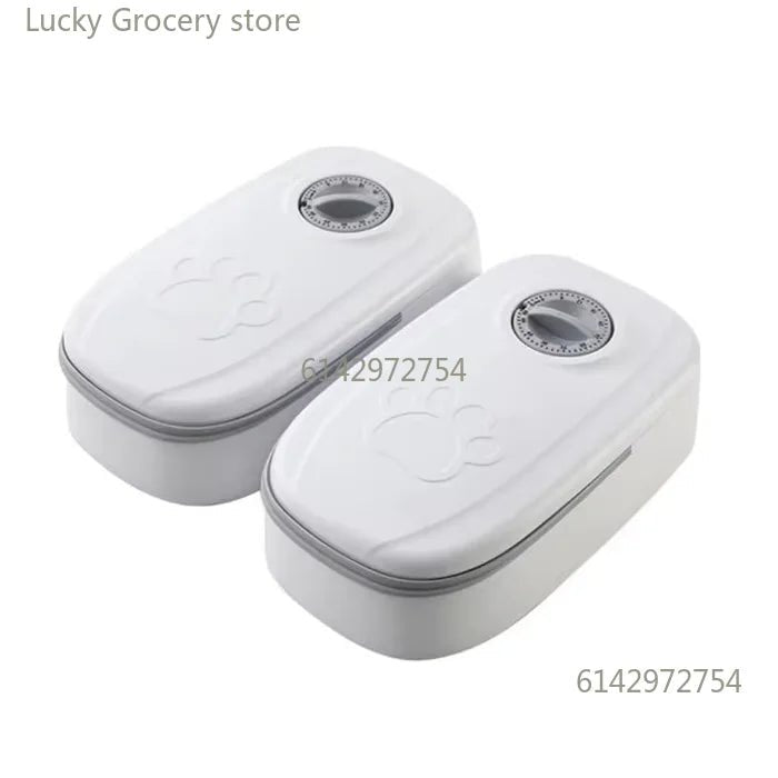 Double distributeur nourriture pour chat - ChatMour