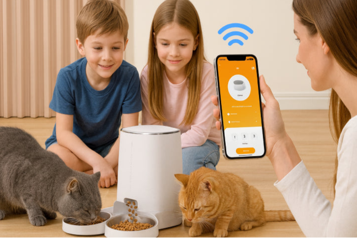 Gamelle automatique pour chat wifi enfants