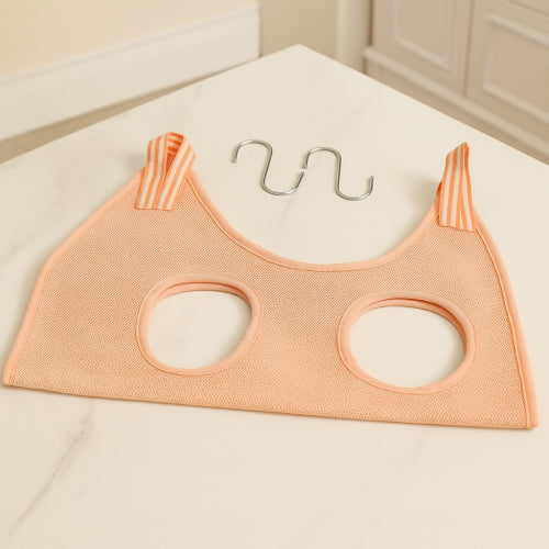 Hamac de toilettage chat saumon pliable