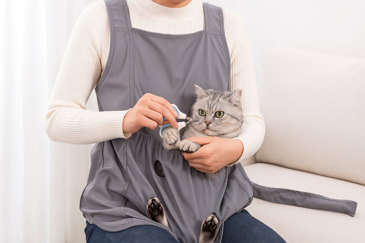Harnais sac de transport pour chat coupe ongles