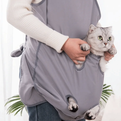 Harnais sac de transport pour chat mains