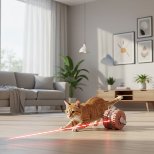Jouet pour chat laser orange 