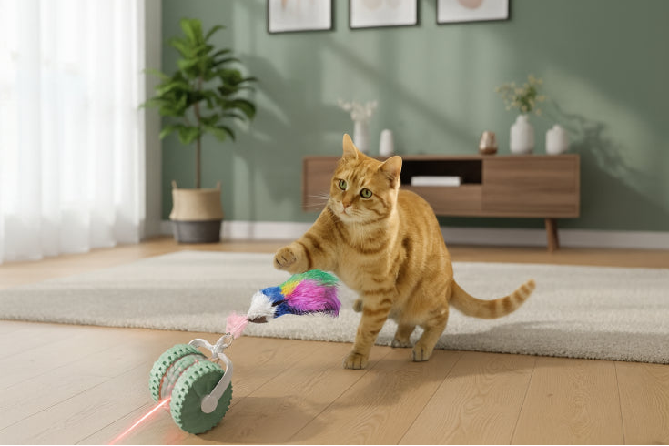 Jouet pour chat laser salon 
