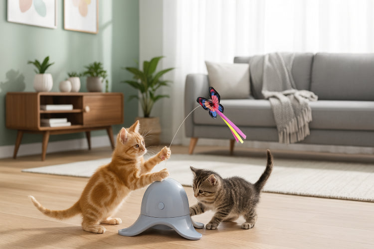 Jouet pour chat papillon salon 