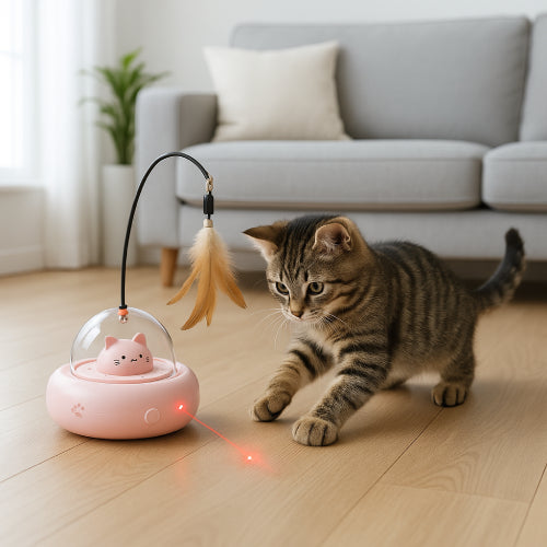 Jouets interactifs pour chats capsule 