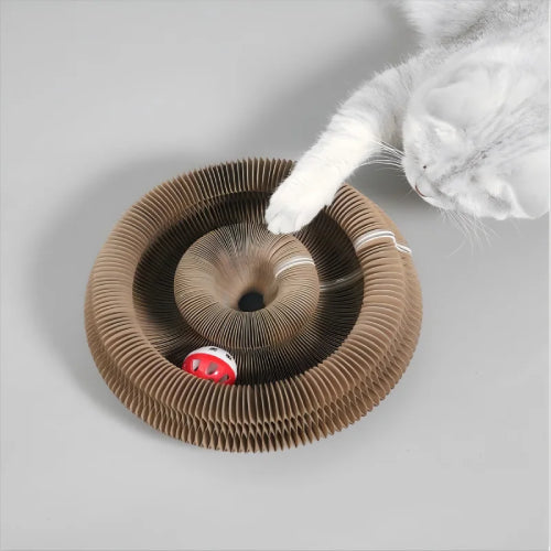 Jouets pour chats carton camel 