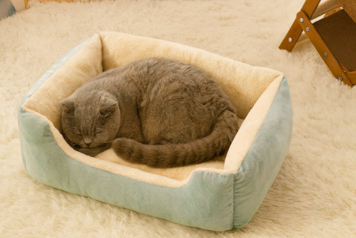 Lit pour chat peluche