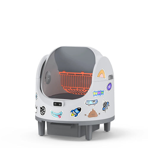 Litière automatique pour chat autocollant