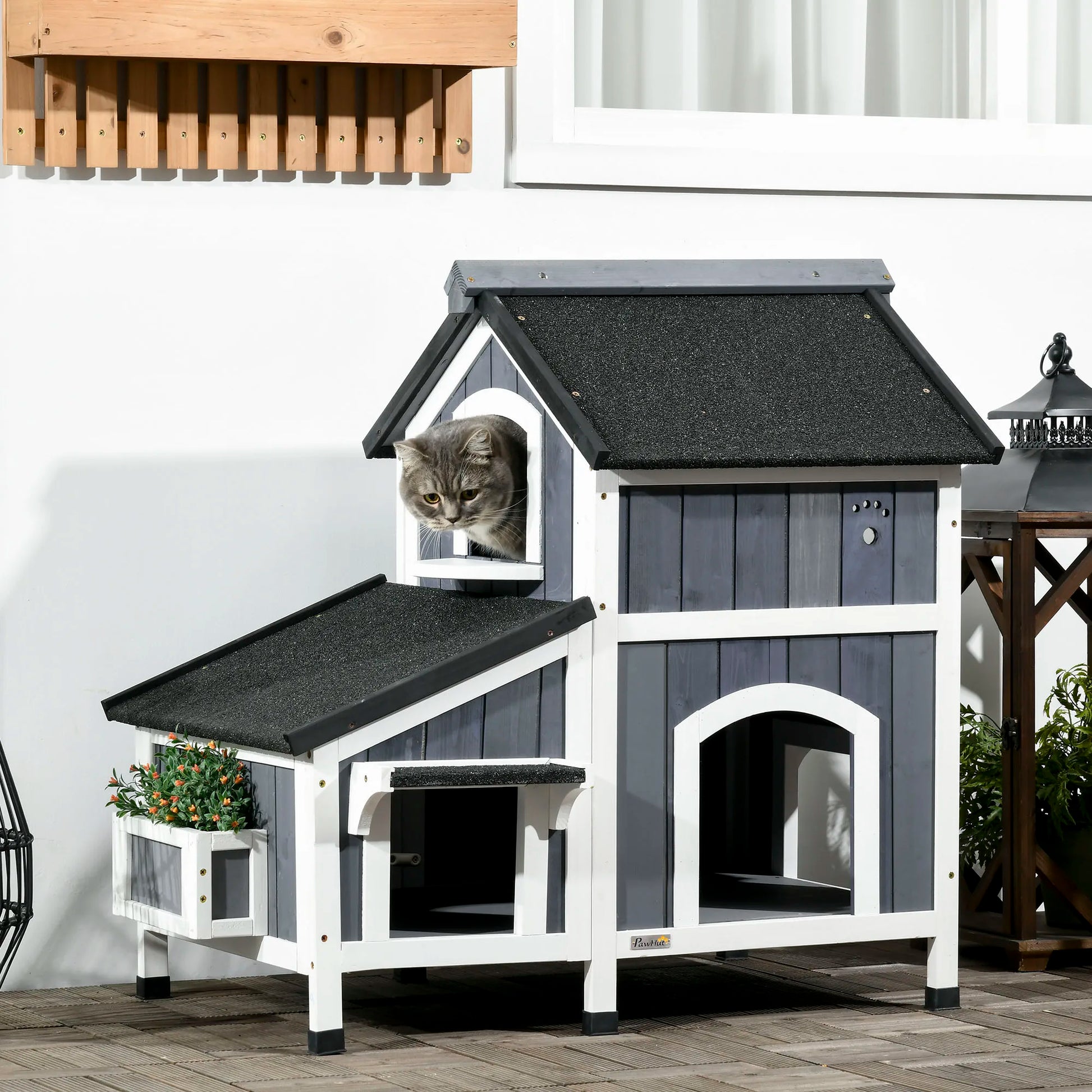 Maison en bois pour chat - ChatMour