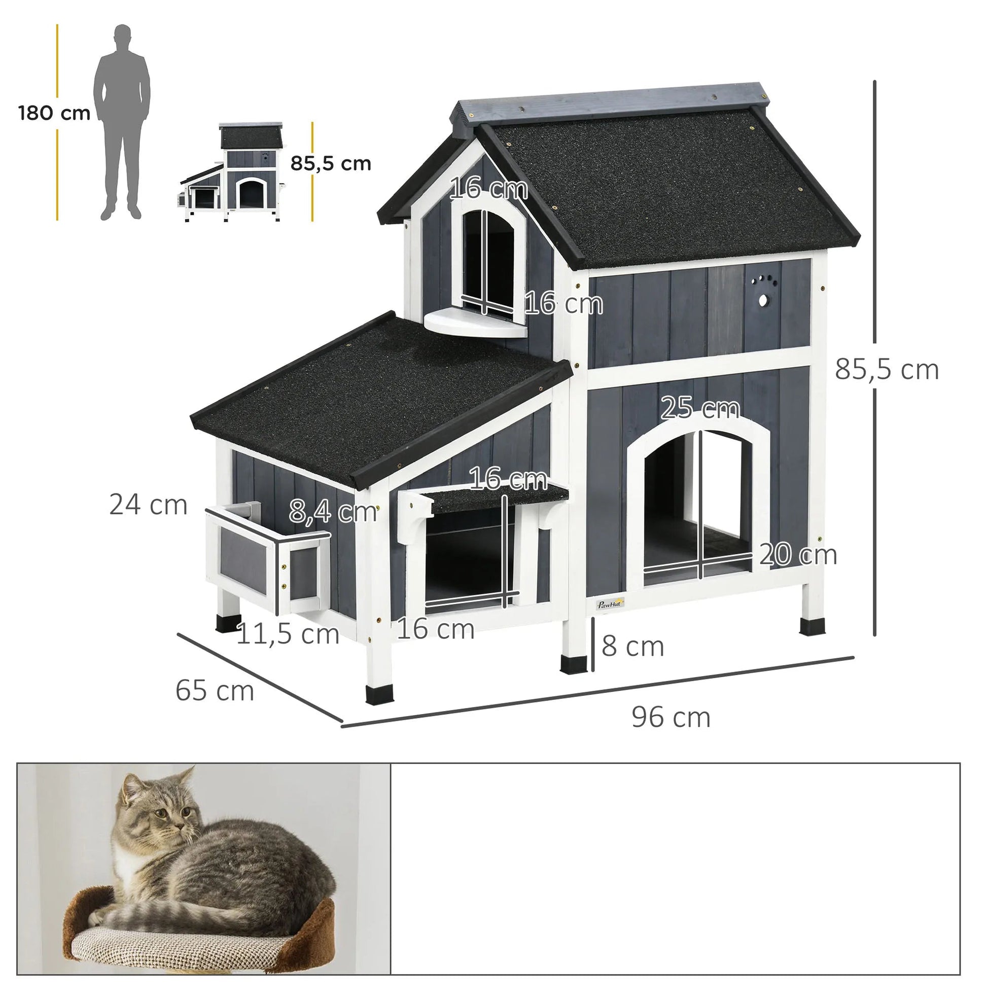 Maison en bois pour chat - ChatMour