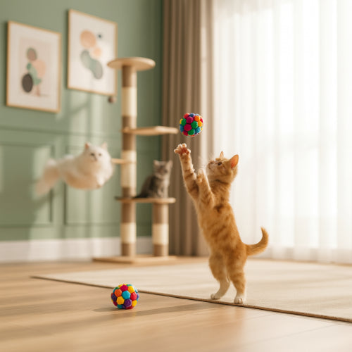 Meilleurs jouets pour chat multicolore 