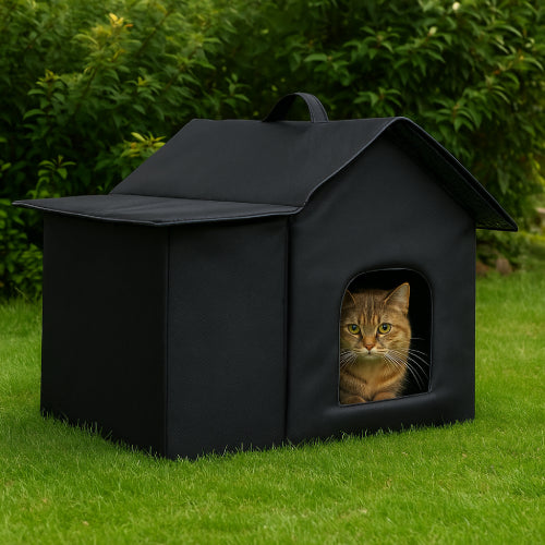 Niche extérieur pour chat hiver/été espace vert