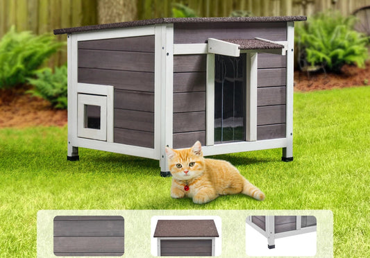 Niche pour chat extérieur hiver - ChatMour