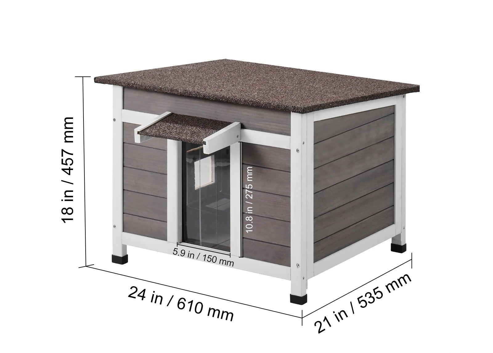 Niche pour chat extérieur hiver - ChatMour