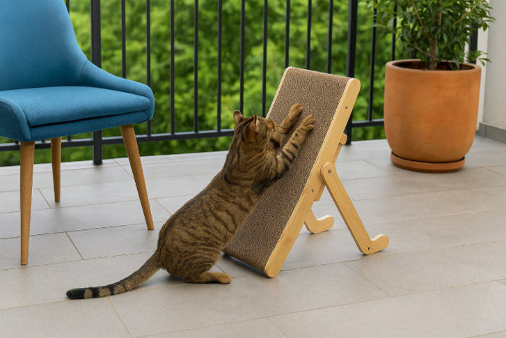 Planche à gratter multifonction pour chat balcon 