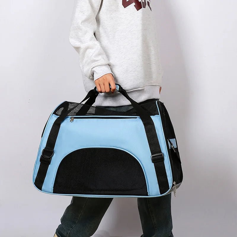 Sac à Main en Maille Respirante pour Chat - ChatMour