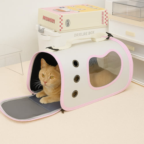 Sac de transport chat multifonction fenêtre transparente