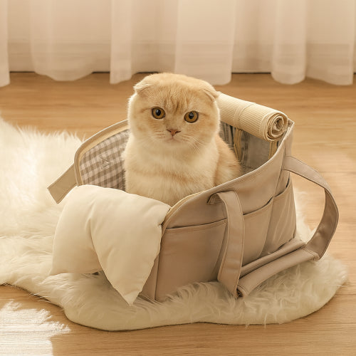 Sac de transport petit chat  tapis 