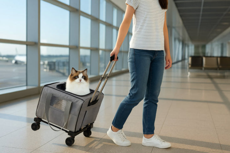 Sac de voyage pour chat aéroport