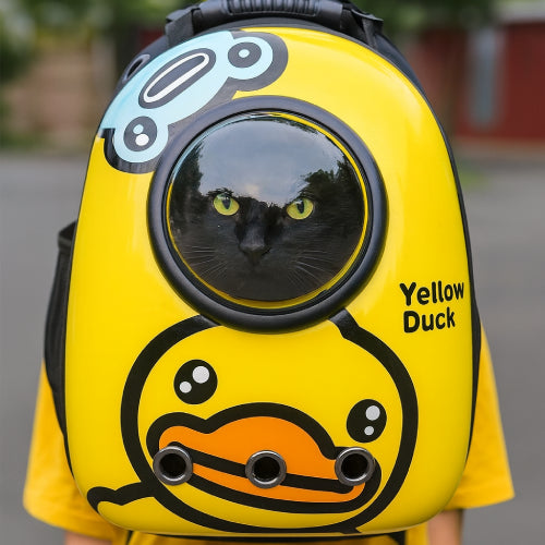 Sac à dos manga pour chat jaune bulle