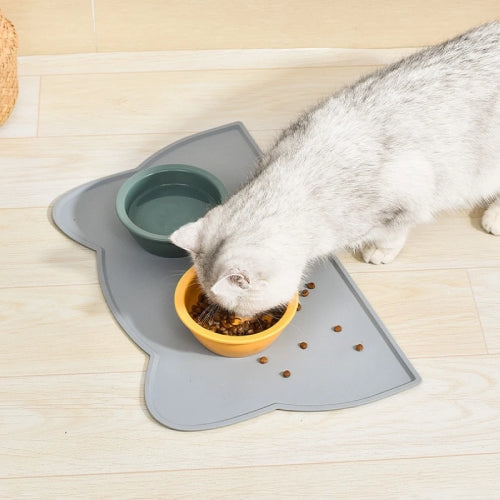 Tapis alimentation chat croquettes