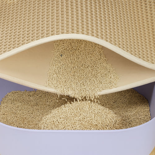 Tapis litière pour chat  nettoyage