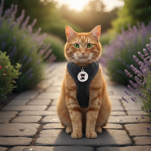 Traceur pour chat GPS lavande 