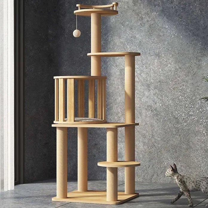 Arbre à chat bois - ChatMour