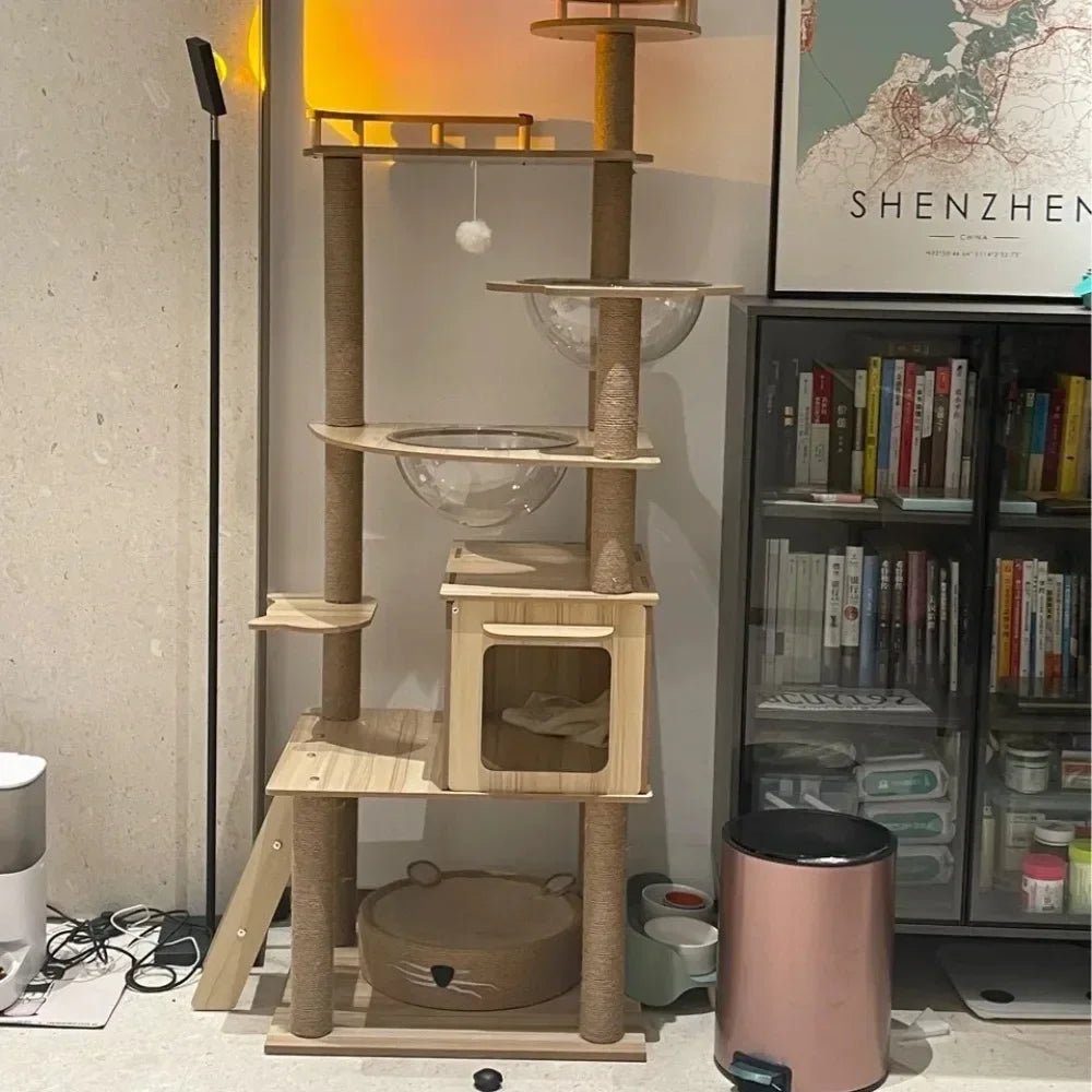 Arbre à chat en bois - ChatMour