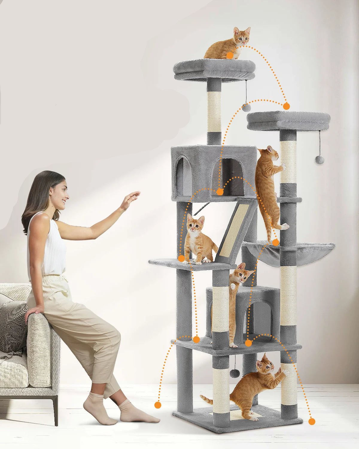 Arbre à chat grand format - ChatMour